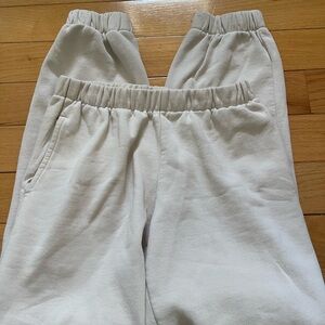 Kids Cream Sweatpants
